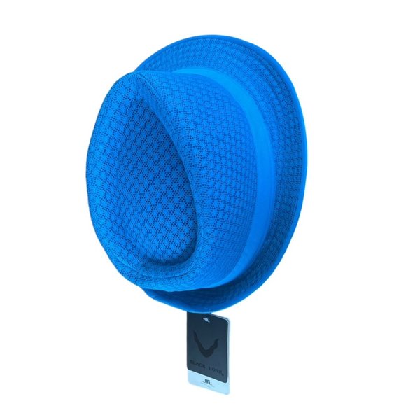 Black Horn Cowboy Hat Blue/teal One Size New with Tag - Picture 6 of 12